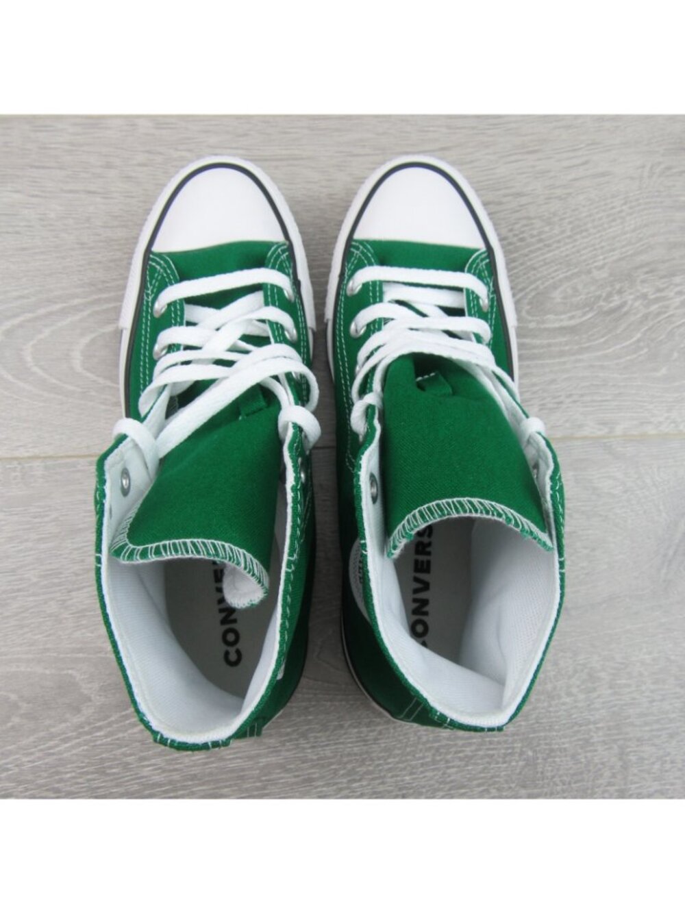 Converse Chuck Taylor All Star HI Green Womens Size 7.5 Sneakers NEW - Picture 9 of 13